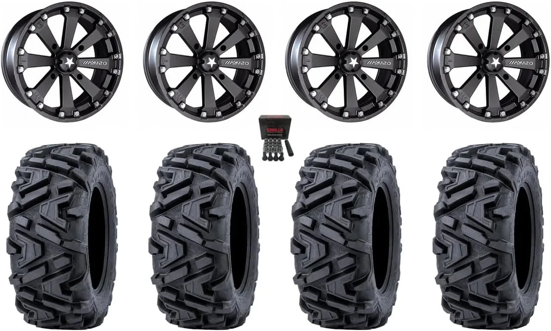 MSA Kore 14x7 ATV/UTV Wheel and EFX Moto MTC Tire Bundle