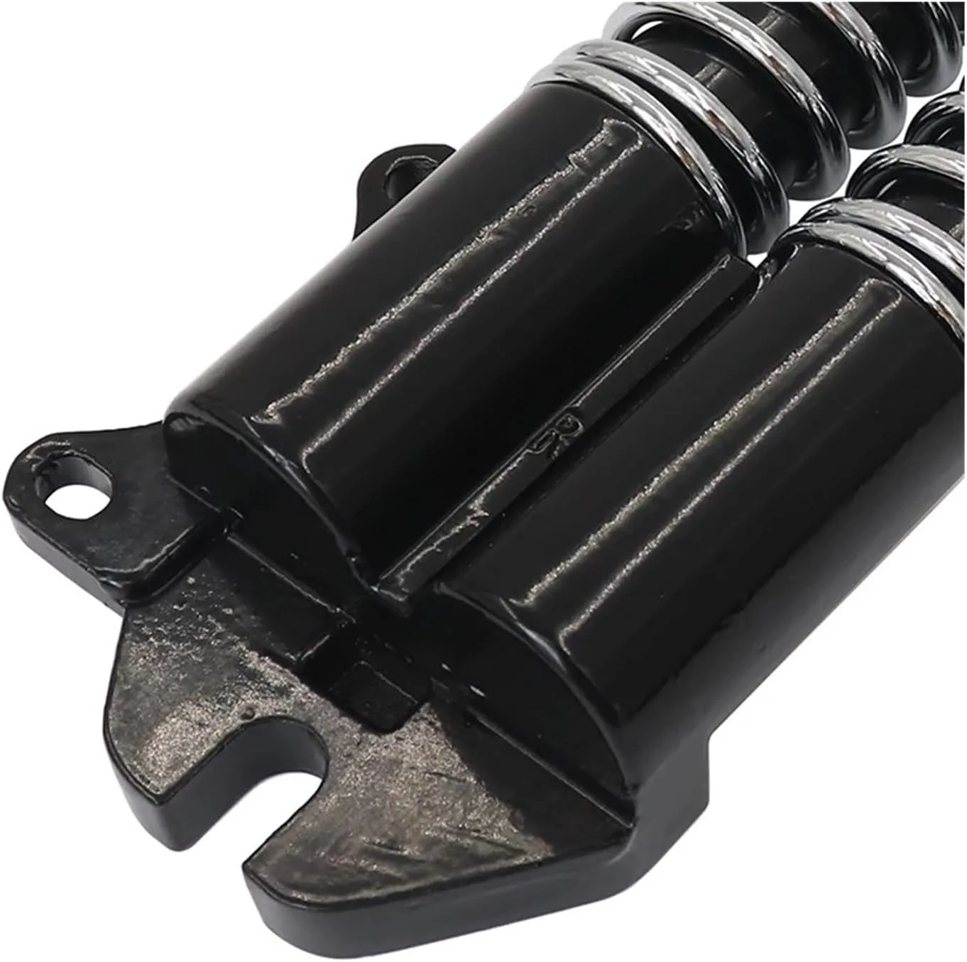BUWQWD 10-Inch Hydraulic Motorcycle Shock Absorbers Pair image 2