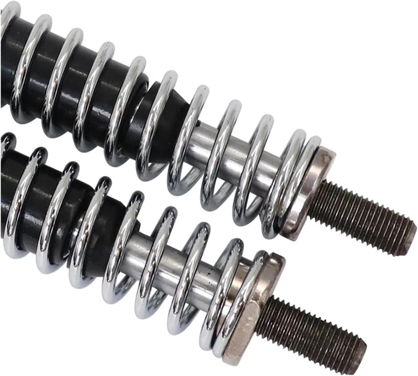 BUWQWD 10-Inch Hydraulic Motorcycle Shock Absorbers Pair image 4