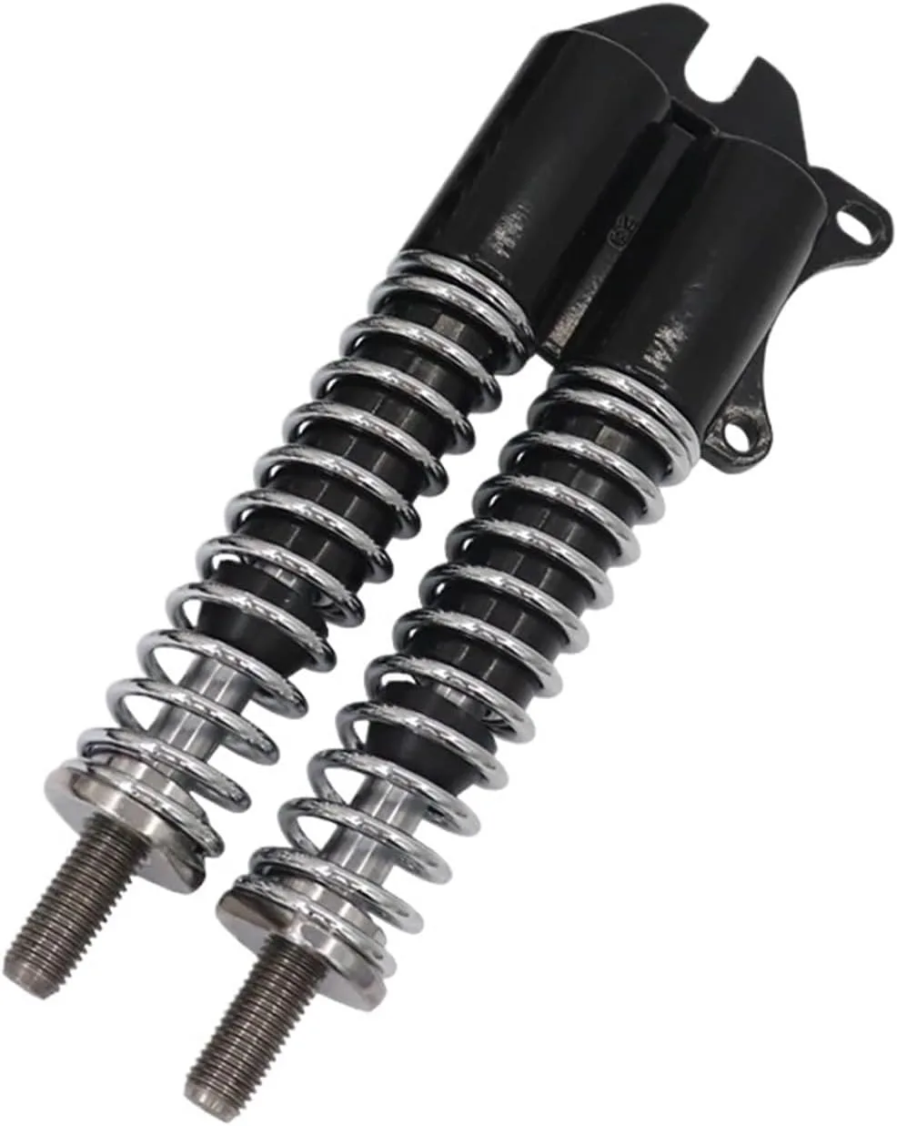 BUWQWD 10-Inch Hydraulic Motorcycle Shock Absorbers Pair