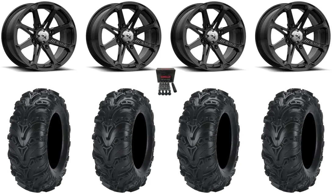 MSA 14 x 7 ATV Wheel and ITP Mud Lite II Tire Bundle
