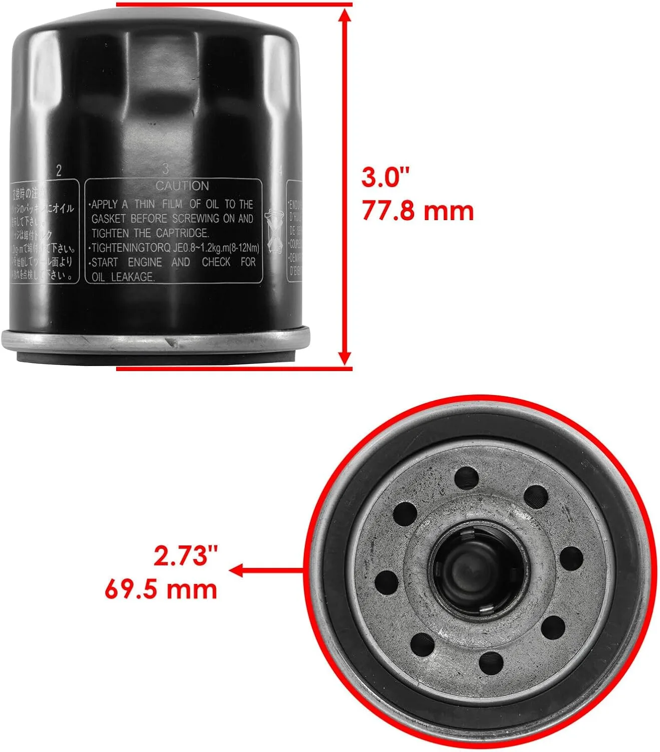 Generic Polaris ATV Air, Oil & Fuel Filter Kit Mod-C-C-AF-1705 image 3