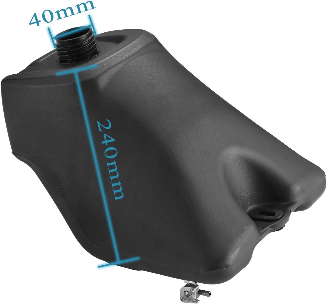 necaces Tank-gy6 ABS ATV Gas Tank with Fuel Cap image 2