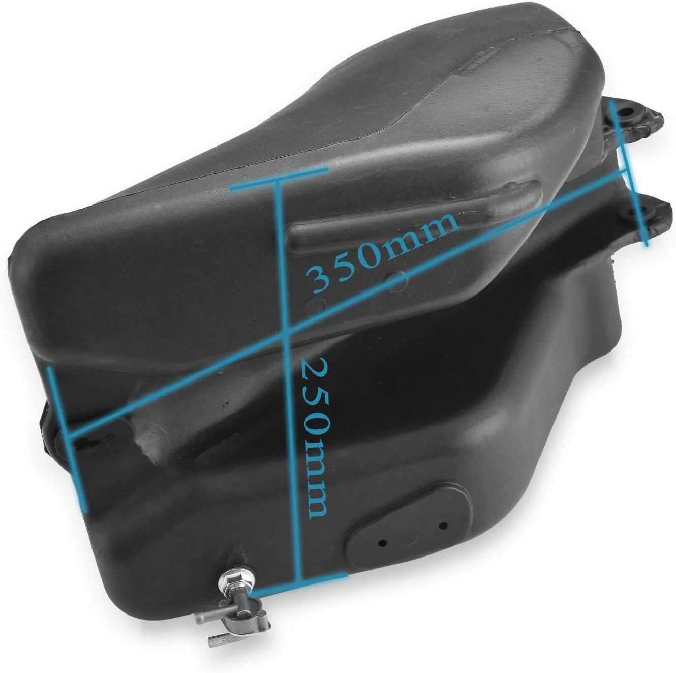 necaces Tank-gy6 ABS ATV Gas Tank with Fuel Cap image 3