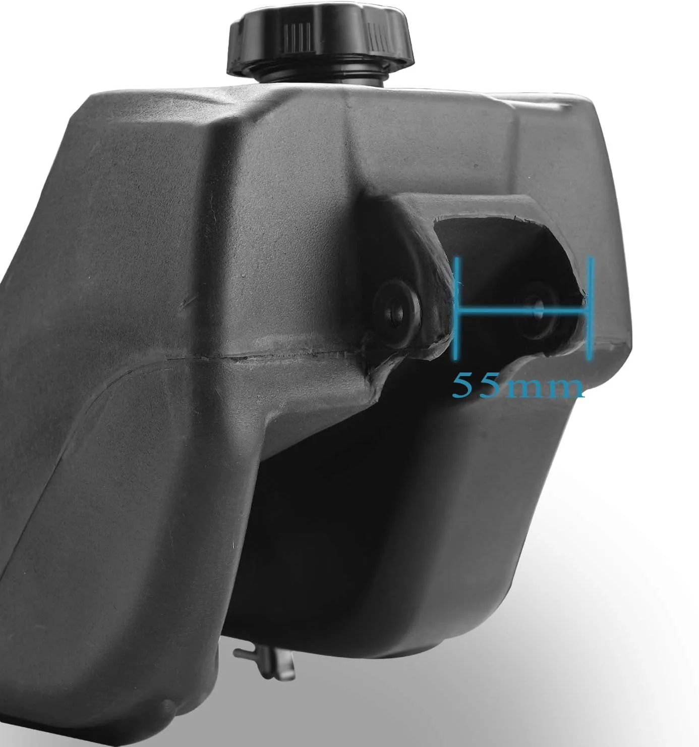 necaces Tank-gy6 ABS ATV Gas Tank with Fuel Cap image 4
