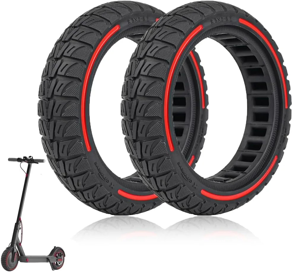 RidTianTek 8.5 x 2 Solid Electric Scooter Tires RTT-24001, 2-Pack