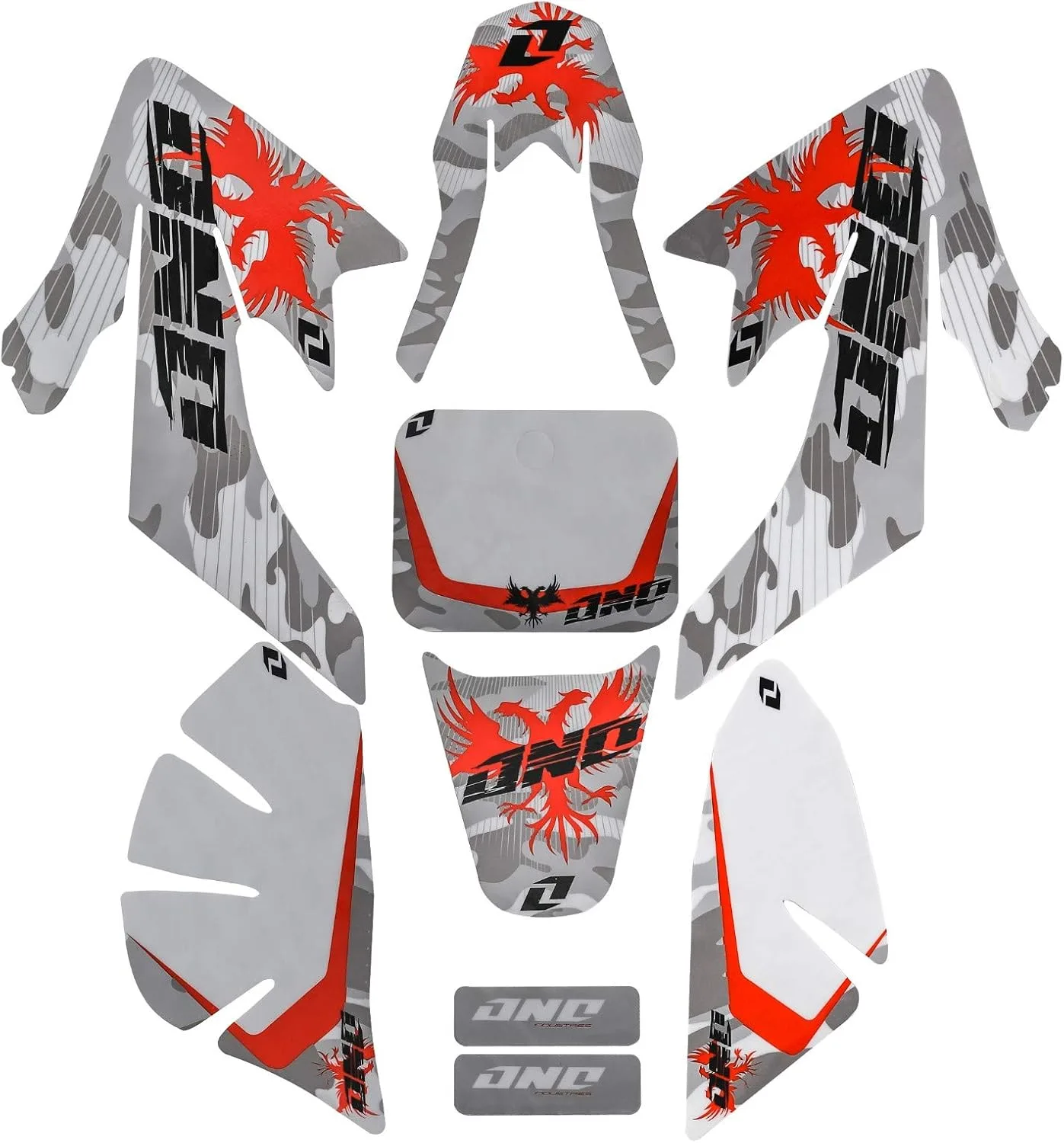 ICONSPORTSS CRF 50 / XR 50 Plastic Body Kit with Graphics and Seat image 3