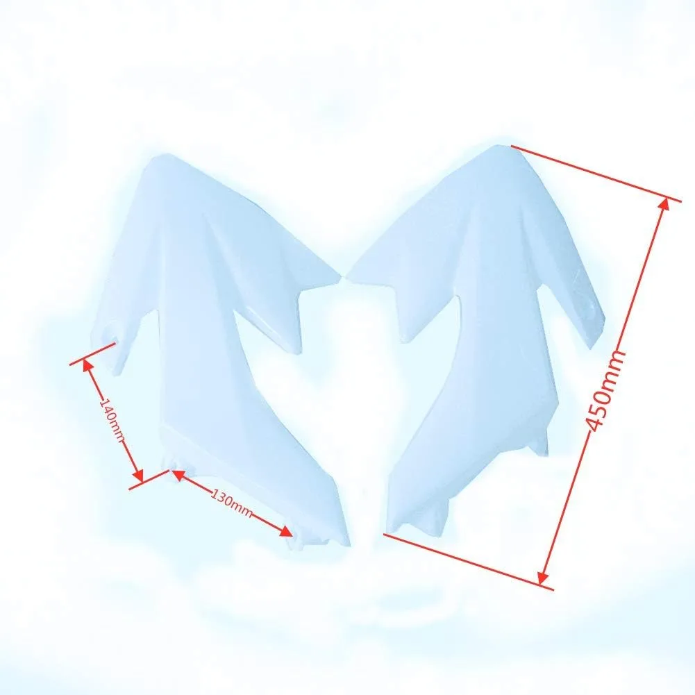 ZTDZZH HY-1 White CRF50 XR50 Plastic Body Fender Kit image 2