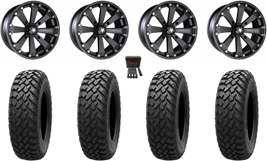 MSA M20 Kore 14x7 ATV Wheel and 31x10-14 Tire Bundle