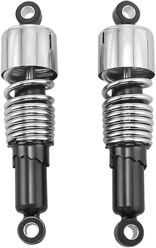 Motorcycle Adjustable Absorber Motorcycle 267mm Rear Shock Absorbers Adjustable Suspension Shocks Spring for Sportster 883 1200 for Touring for Road King