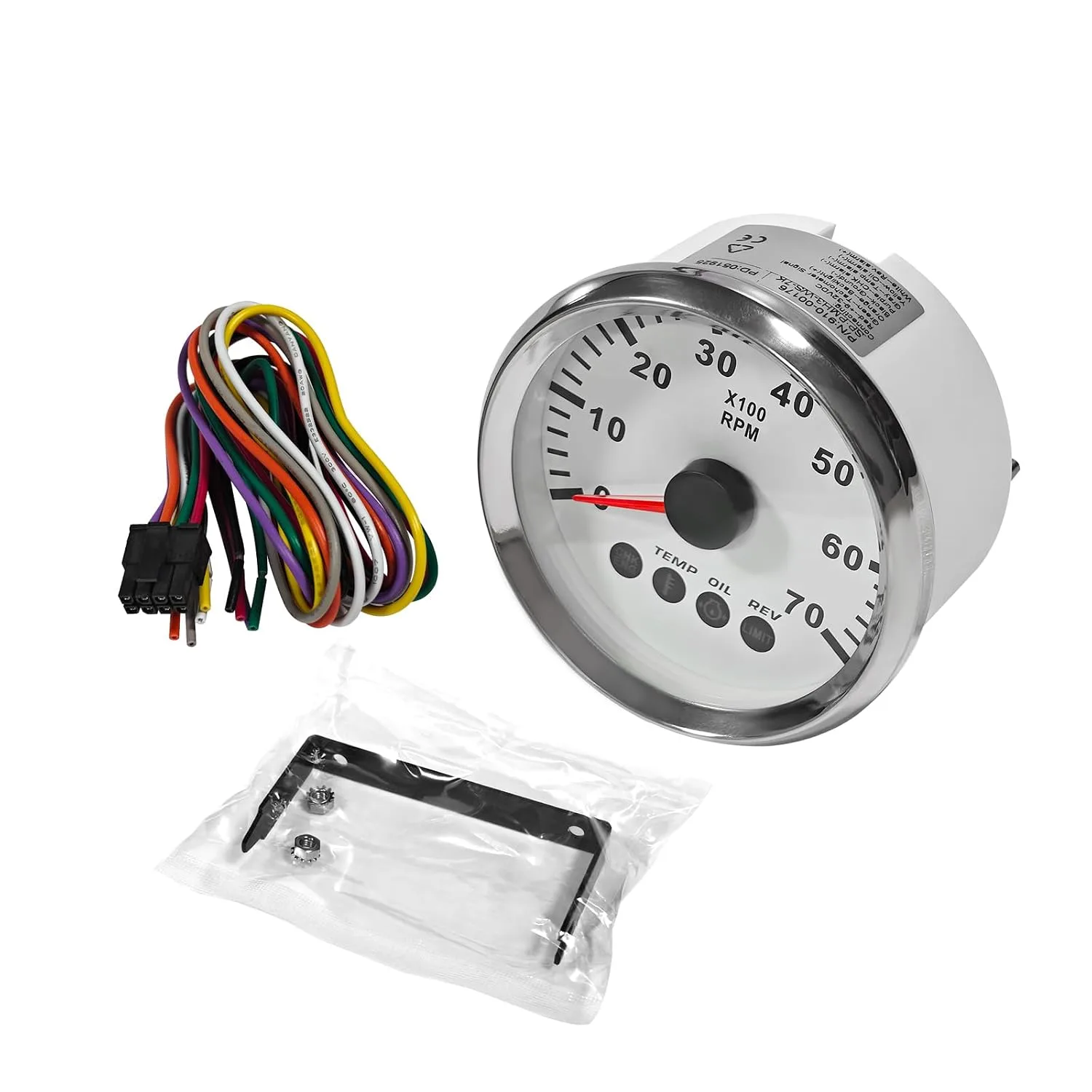 GUYAOYI 34200-93J14 White Multifunction Tachometer image 2