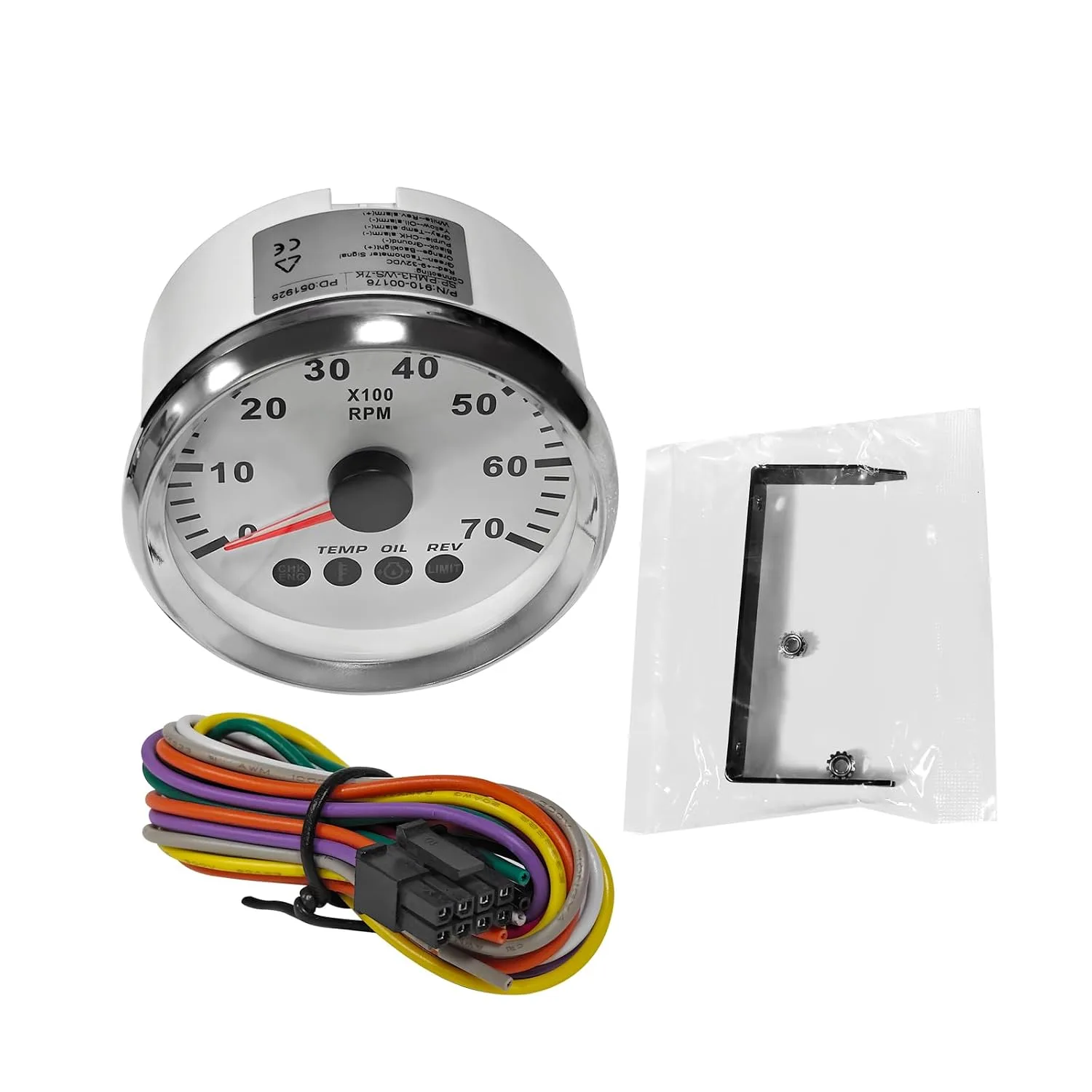 GUYAOYI 34200-93J14 White Multifunction Tachometer image 3