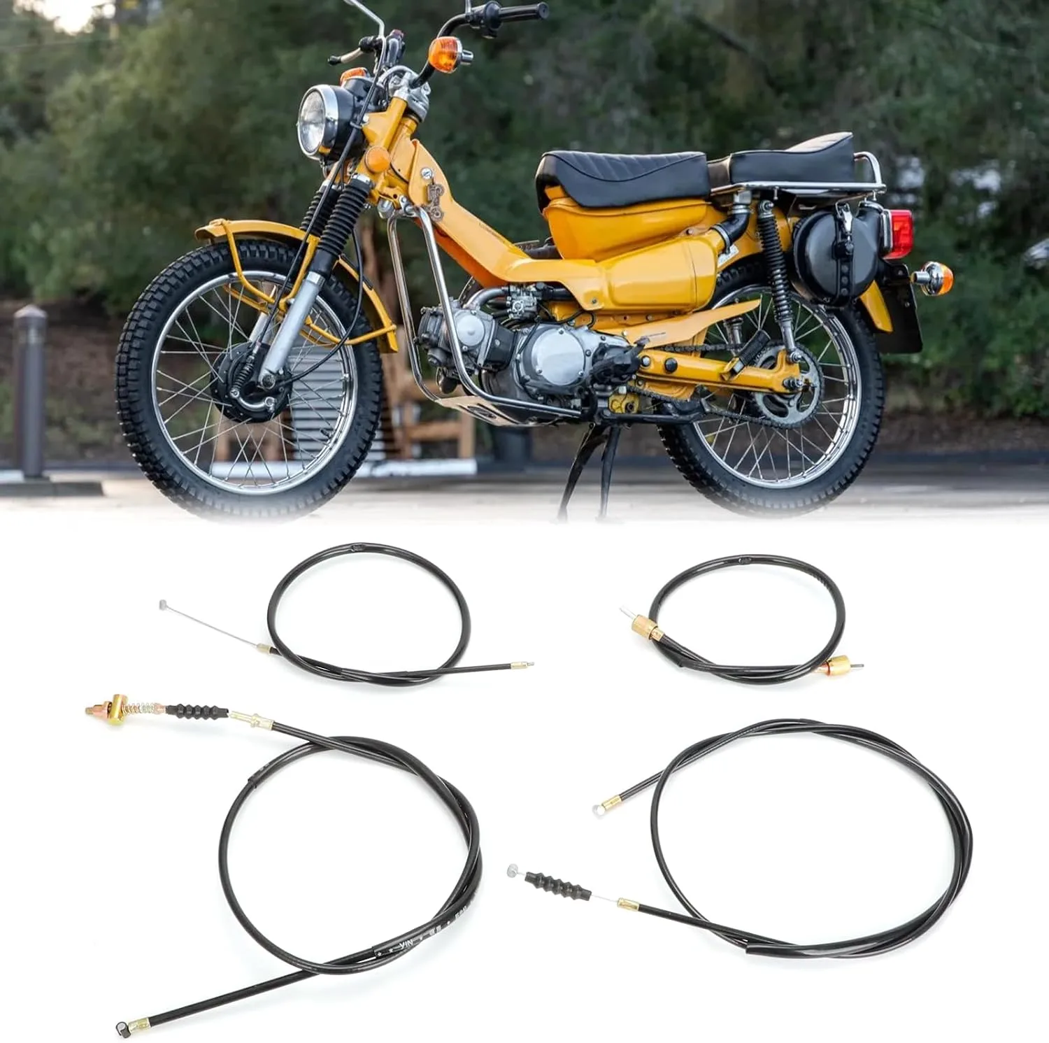 Alpha Rider M10W0873 Cable Kit for Honda Trail 90 CT90 K0