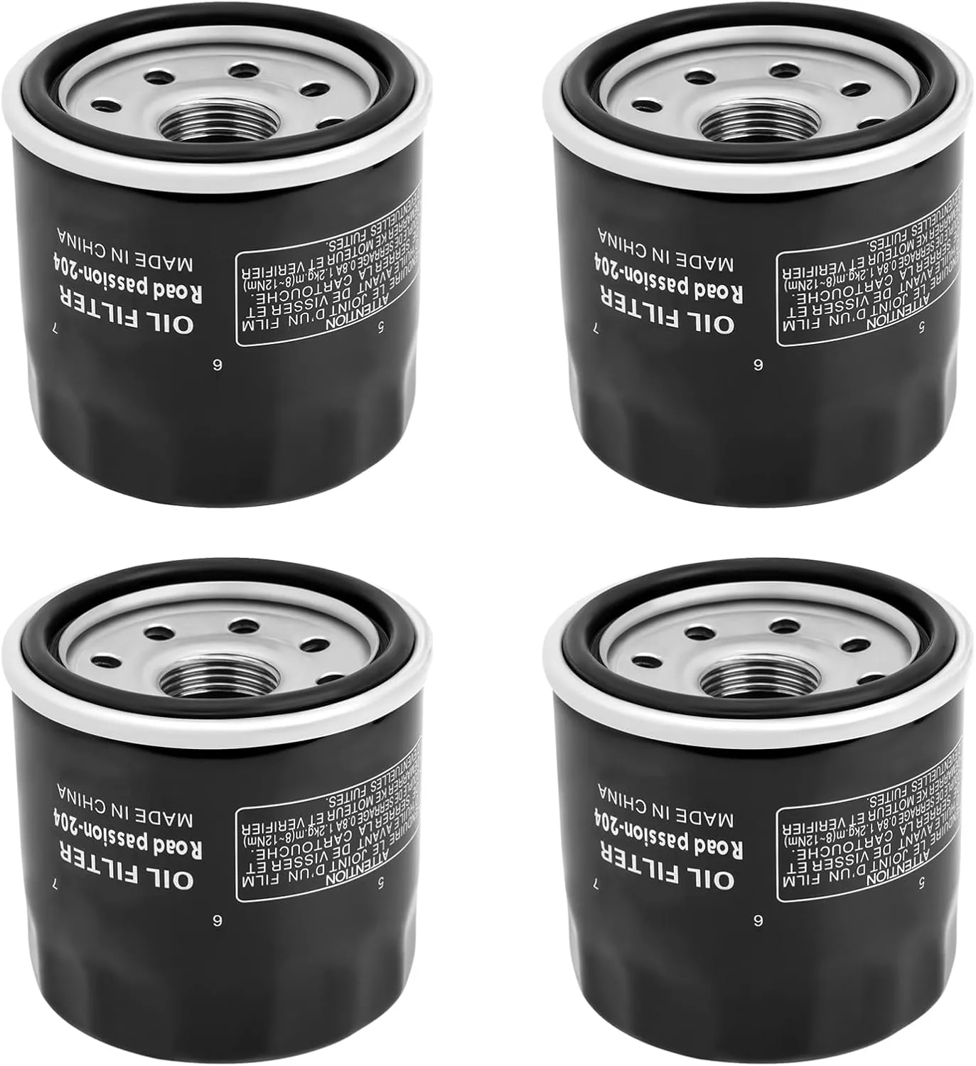 Road Passion 01-204*4-N01 Oil Filter Set, 4 Pieces image 2