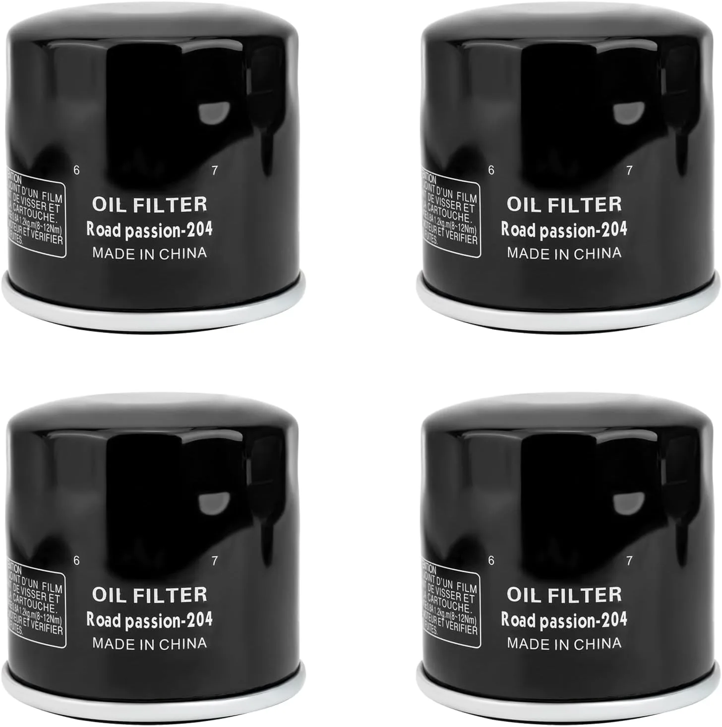Road Passion 01-204*4-N01 Oil Filter Set, 4 Pieces image 3