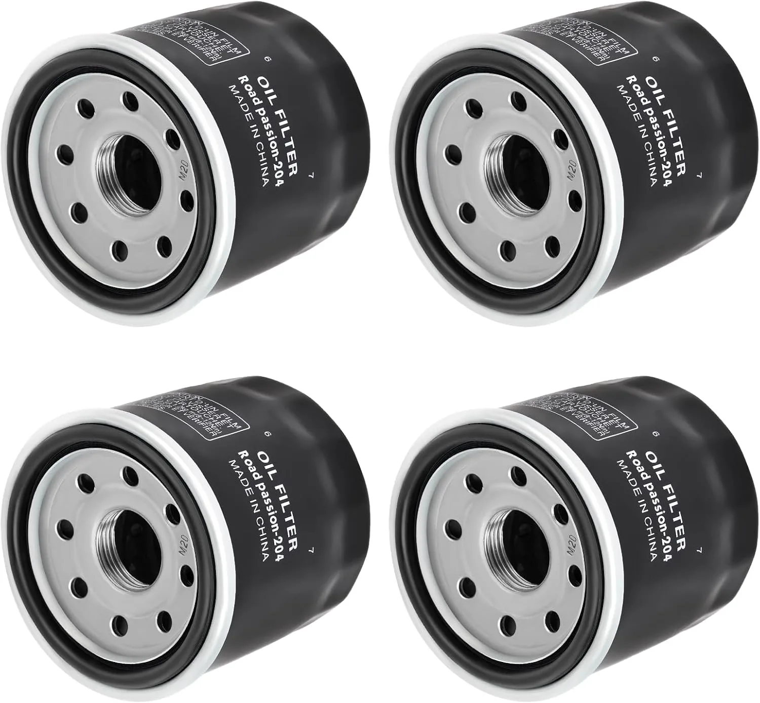 Road Passion 01-204*4-N01 Oil Filter Set, 4 Pieces