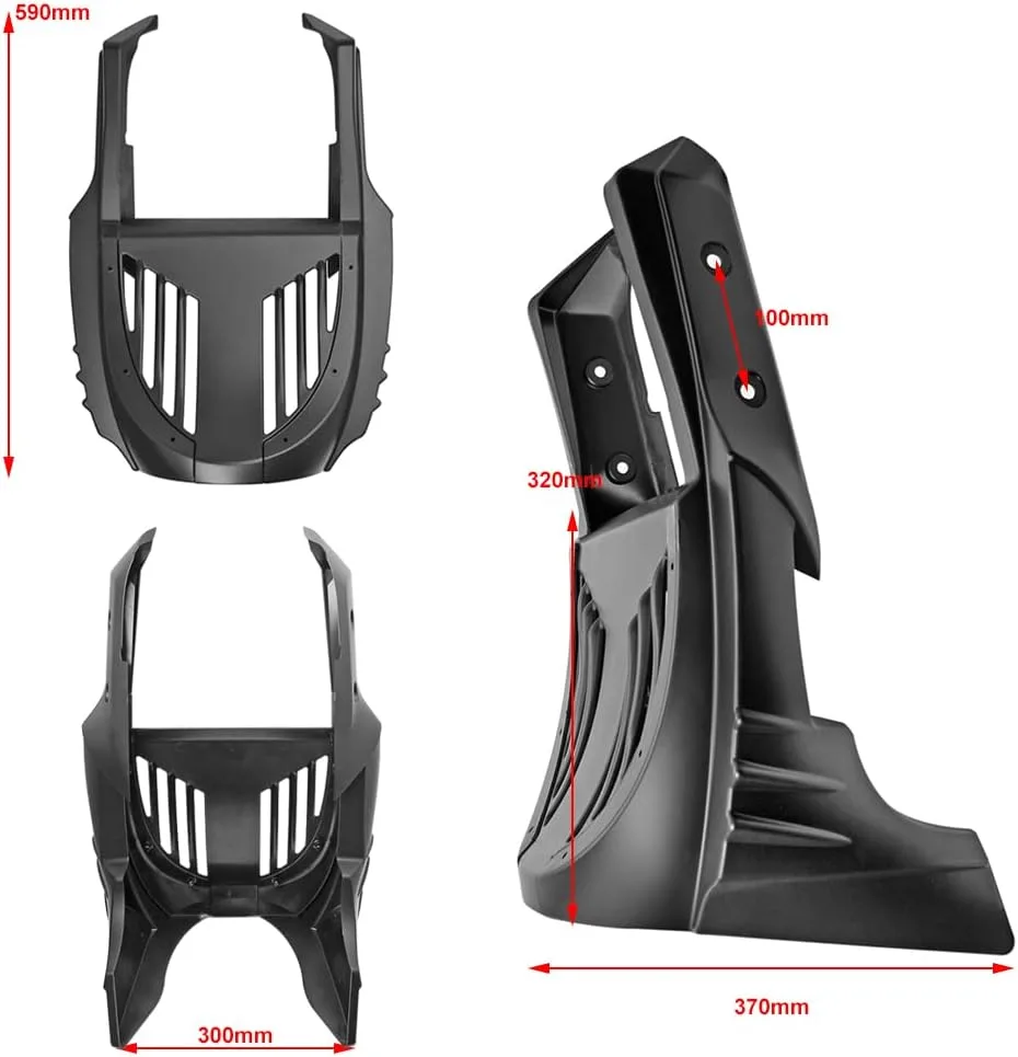 H RUO Lower Chin Fairing Cover MP-743-BL-AQ for Honda Rebel CMX 300/500 2017-2025 image 2