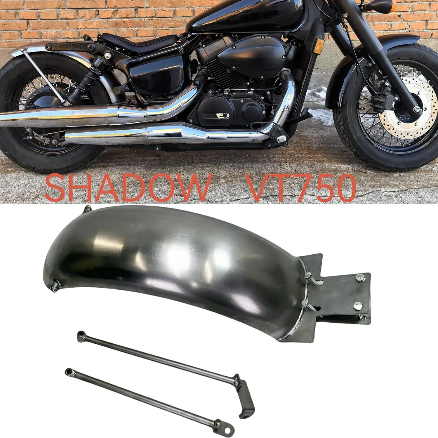 AUSMILA Rear Fender Guard Mudguard 11MP054$384 for Honda VT750 Shadow 750 image 4