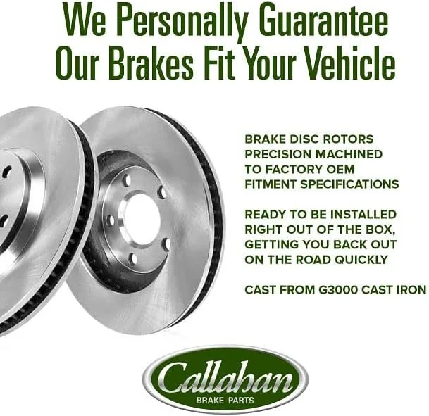 Callahan Front Brake Kit EBYK018731 for Ford Explorer Sport and Sport Trac image 3