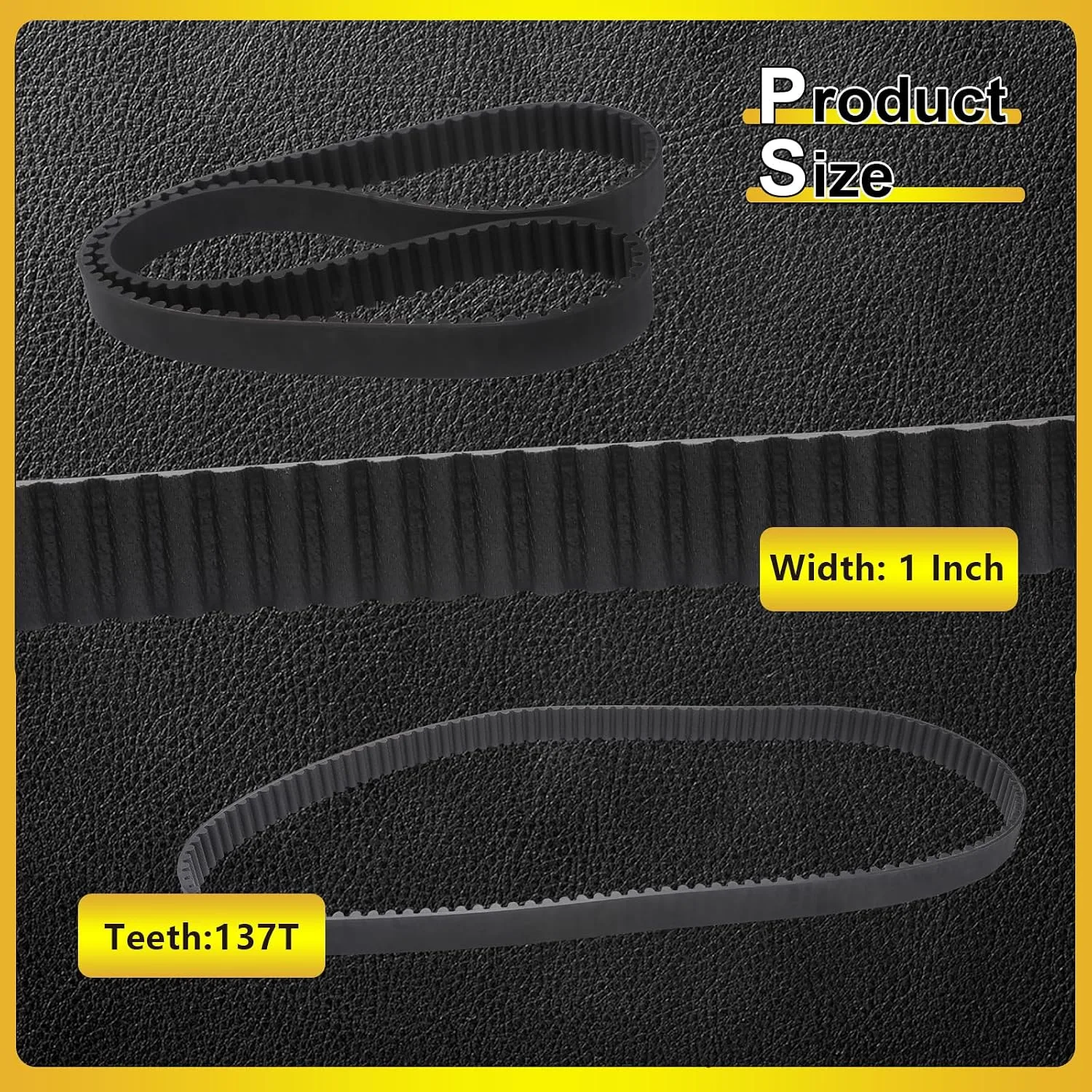MINSTAR 137T Drive Belt PD-HD02407 for Harley-Davidson Touring and Sportster image 4