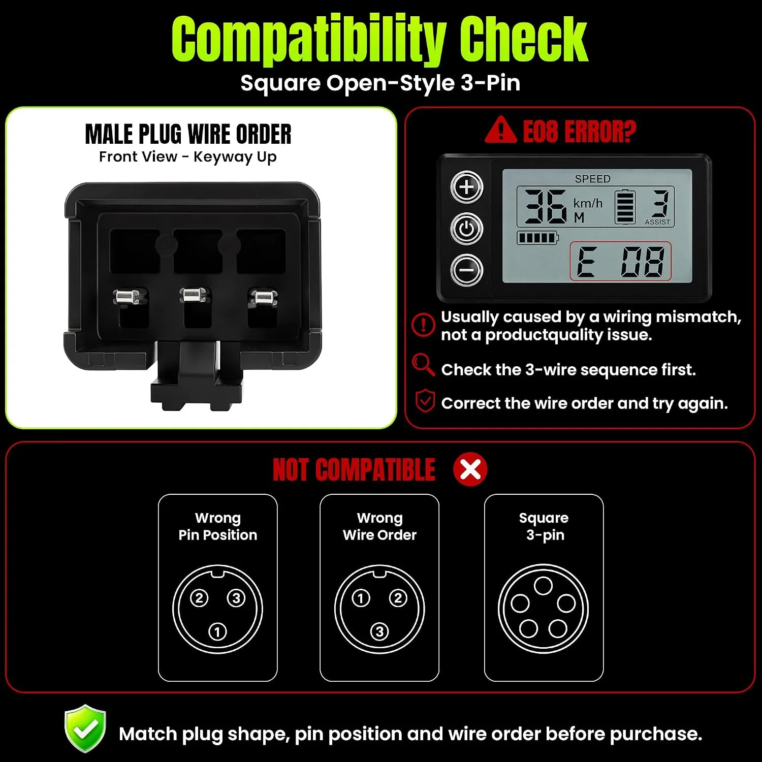 Febiaeu Full Twist E-Bike Throttle with Key Ignition Thg-002 image 2