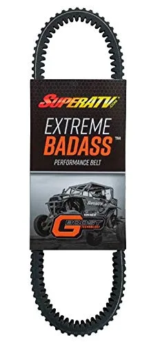 SuperATV CVT Drive Belt DBPO1218EX for Polaris Ranger 1000 and Pro XD