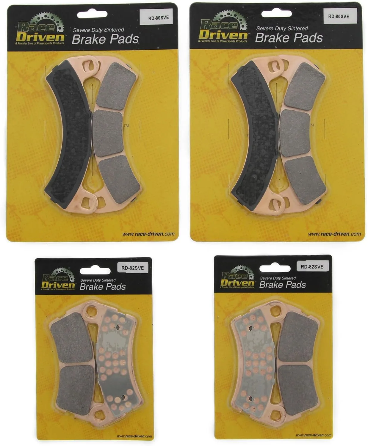 Race-Driven 814466 Sintered Metal Brake Pads for Polaris Xpedition ADV NorthStar image 2