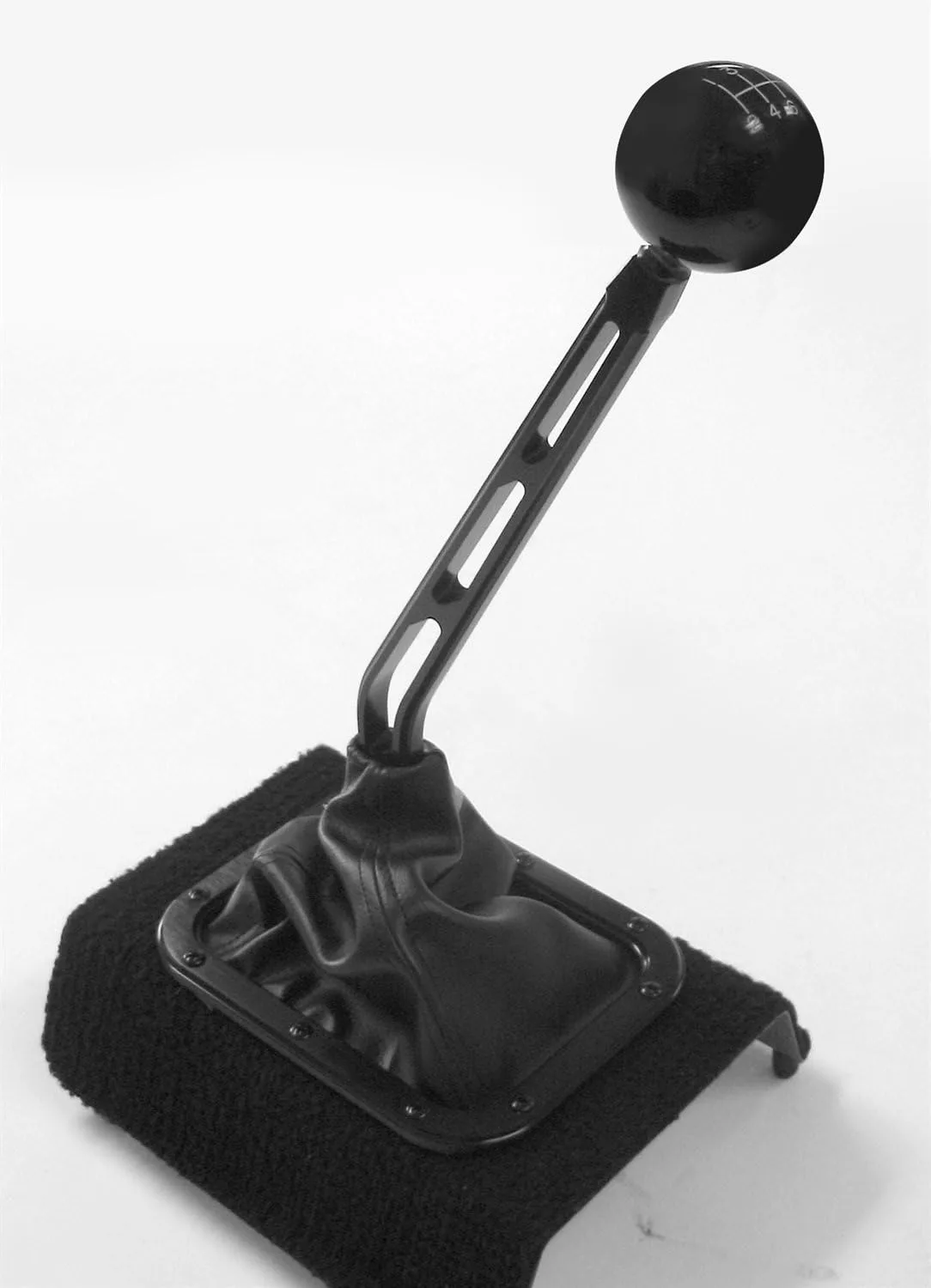 Lokar XMSL616D 10-Inch Black Manual Shifter Lever