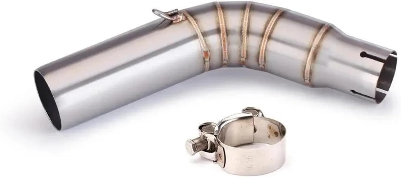 Generic 51 mm Exhaust Middle Link Pipe 6937474046255 for Suzuki SV650/SV650X