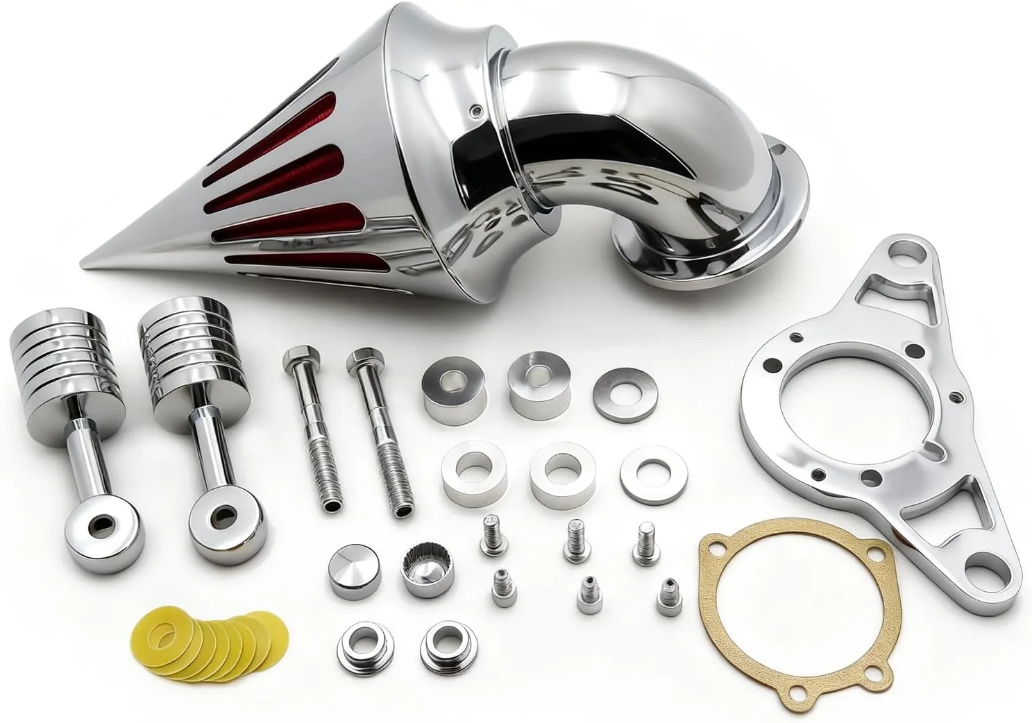Dotelis LX-01 Chrome Cone Spike Air Cleaner Intake Kit