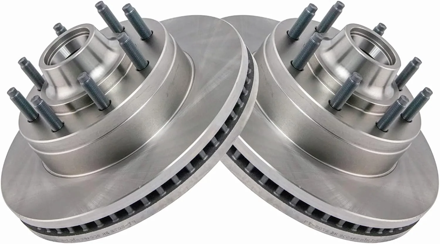 TRQ BRA14144 Front Vented Brake Rotor Set image 3
