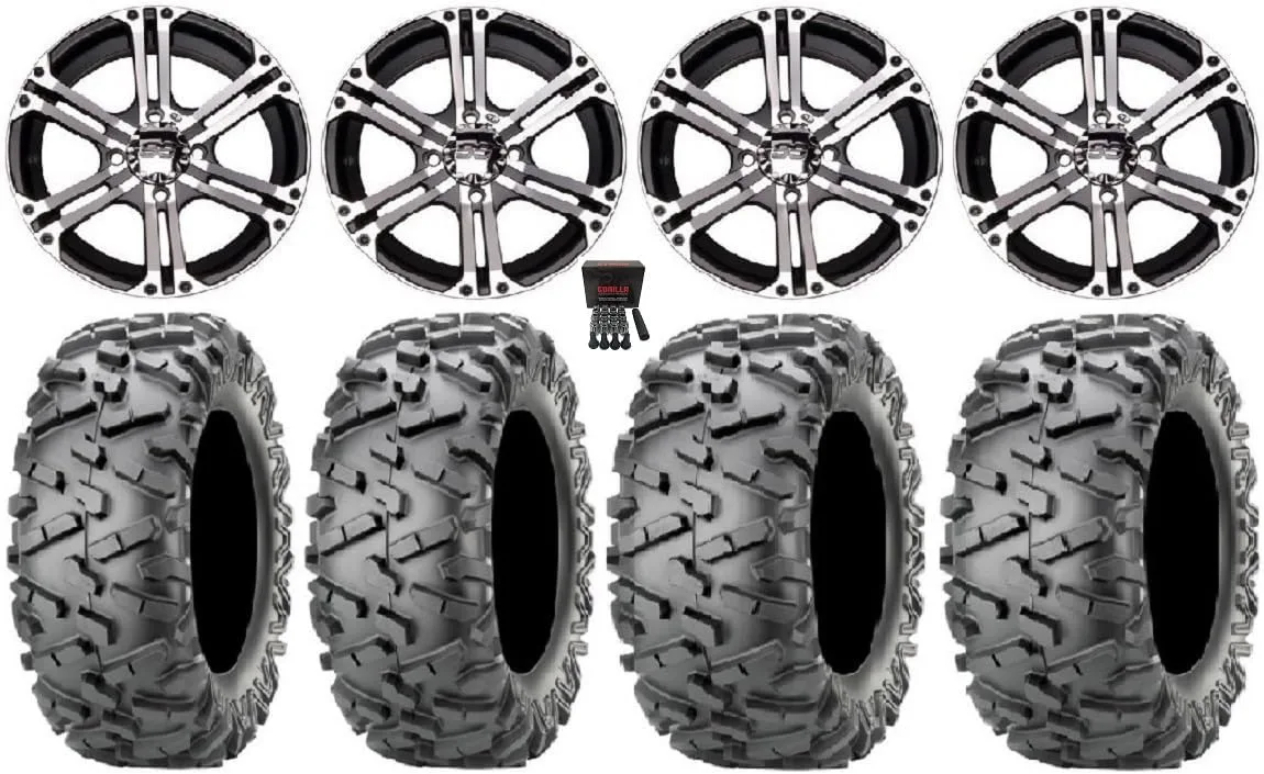 ITP SS212 12x7 Wheels with Maxxis BigHorn 2.0 28x10-12 Tires