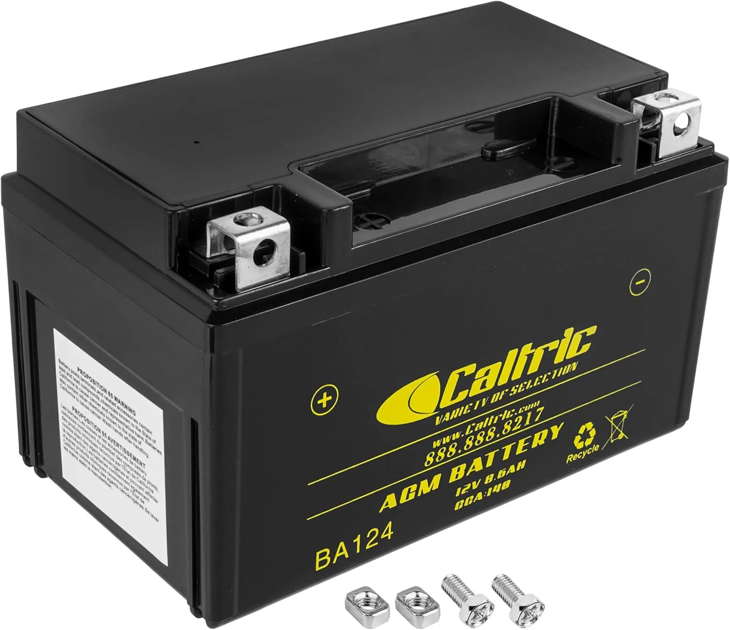 Caltric BA124/17 12V AGM Motorcycle Battery