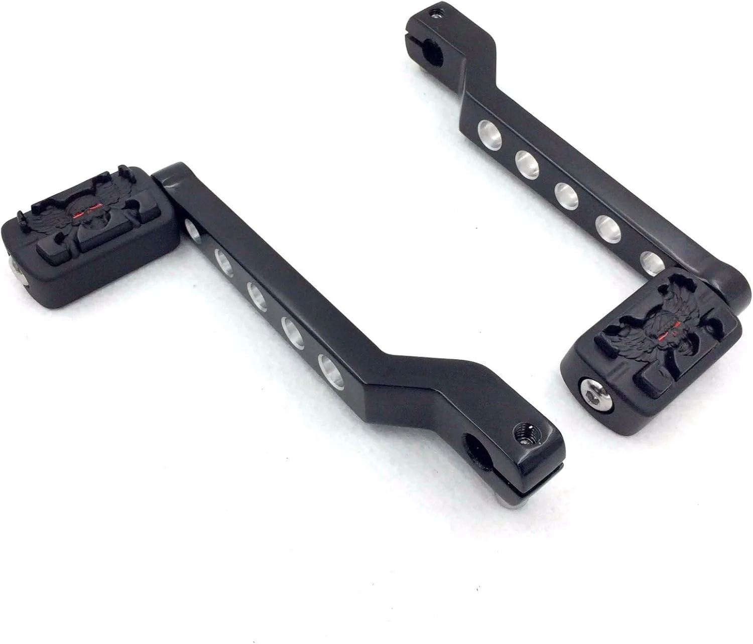 SMT-MOTO Black Heel/Toe Shift Lever Set SMT-MT268-009B+062 X2-BK1 image 2