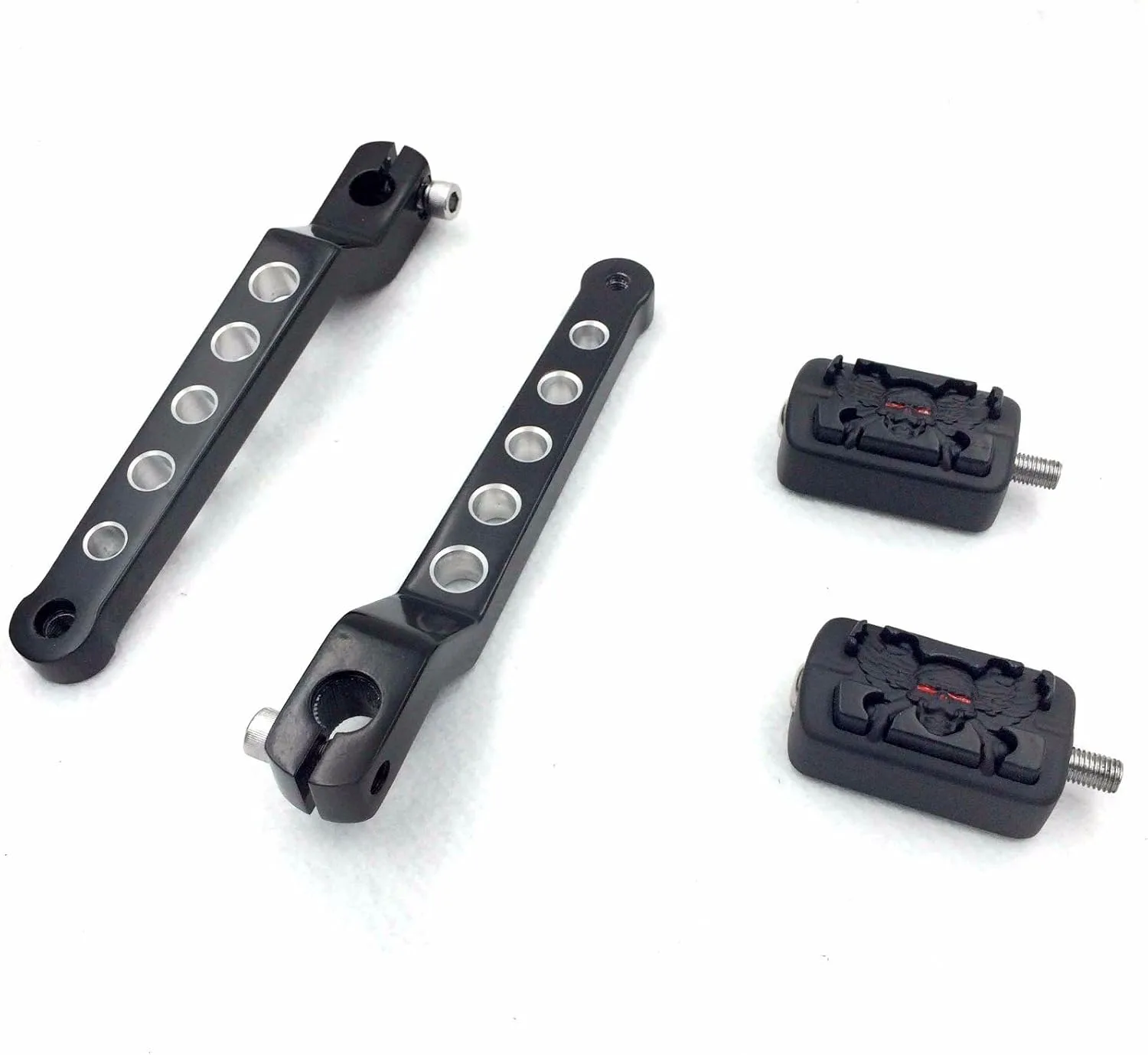 SMT-MOTO Black Heel/Toe Shift Lever Set SMT-MT268-009B+062 X2-BK1