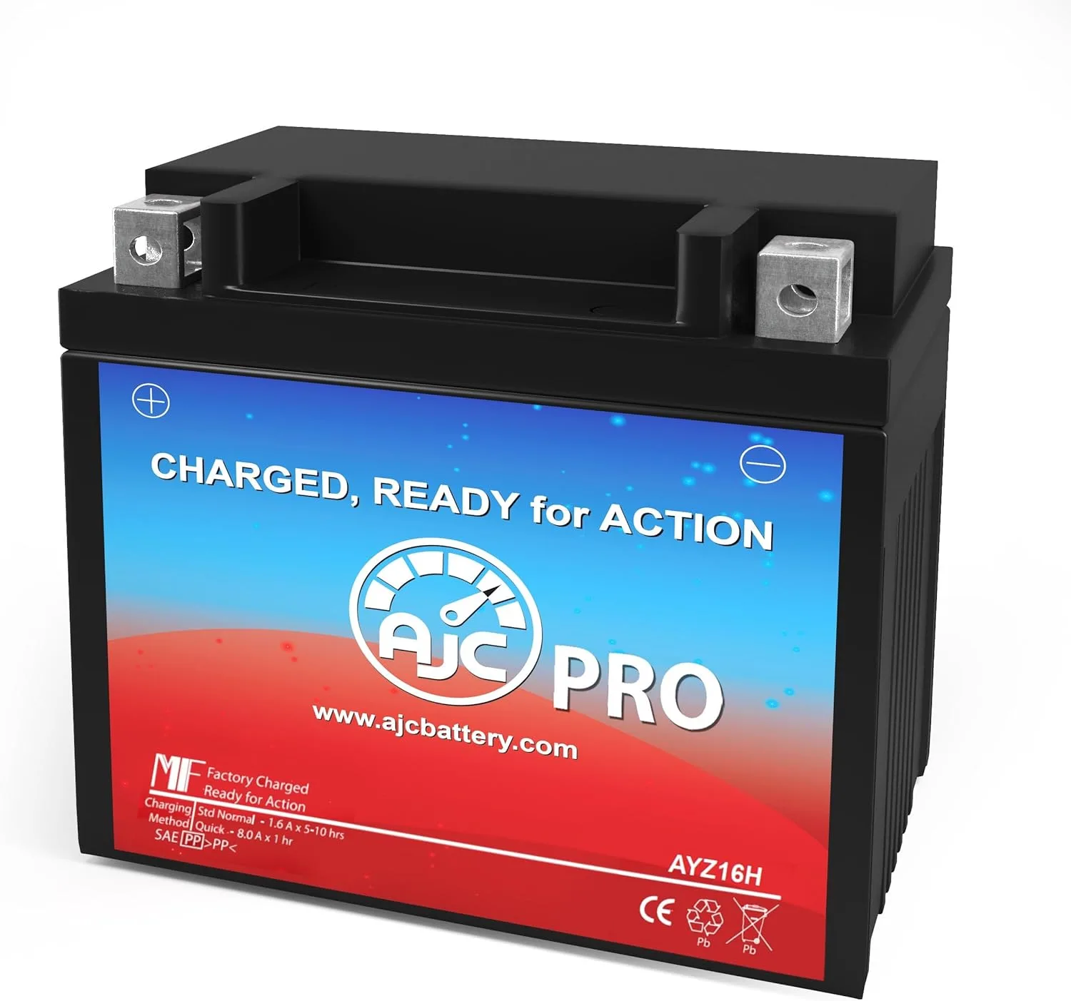 AJC Pro Motorcycle Battery AJC-PS-AYZ16H for Honda VT1100C2 Shadow Sabre