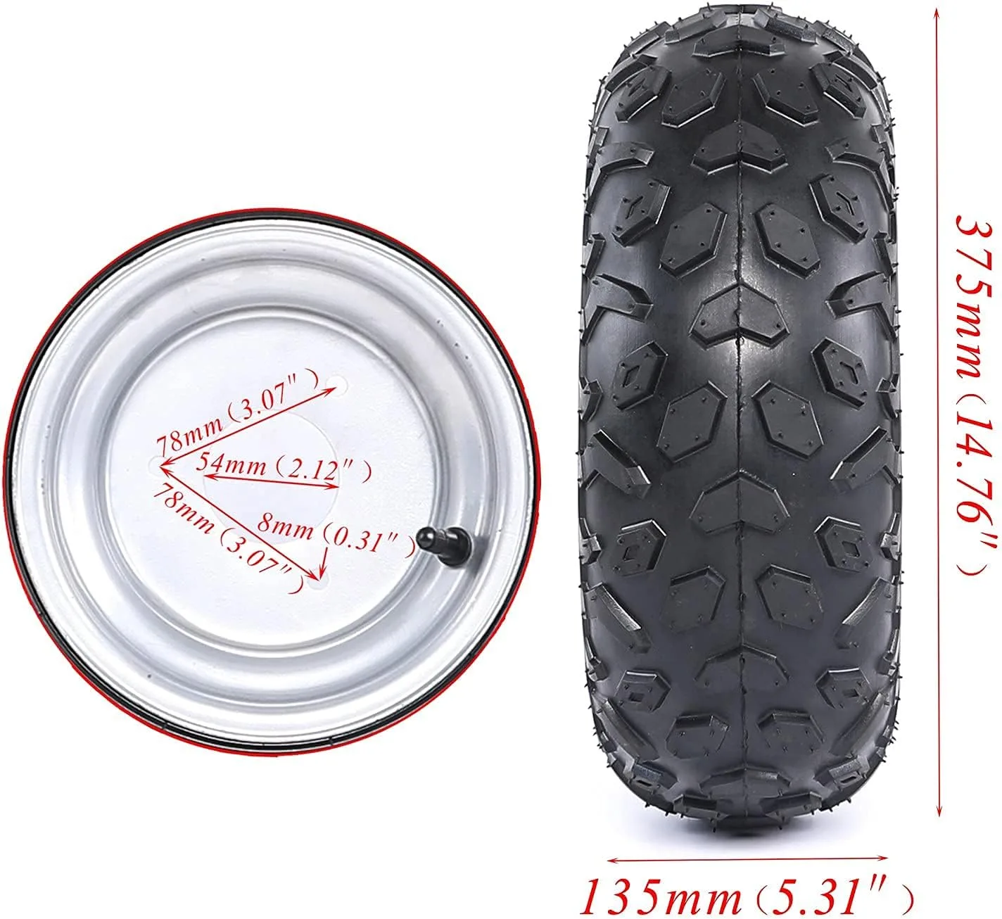 91.SCS 28-Inch Complete Rear Axle Kit IEOSKE837FH image 3