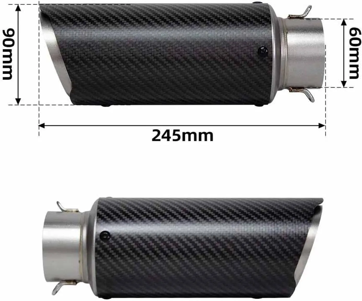 Ducati Panigale V4 60 mm Exhaust Link Pipe 4951995074001 image 2