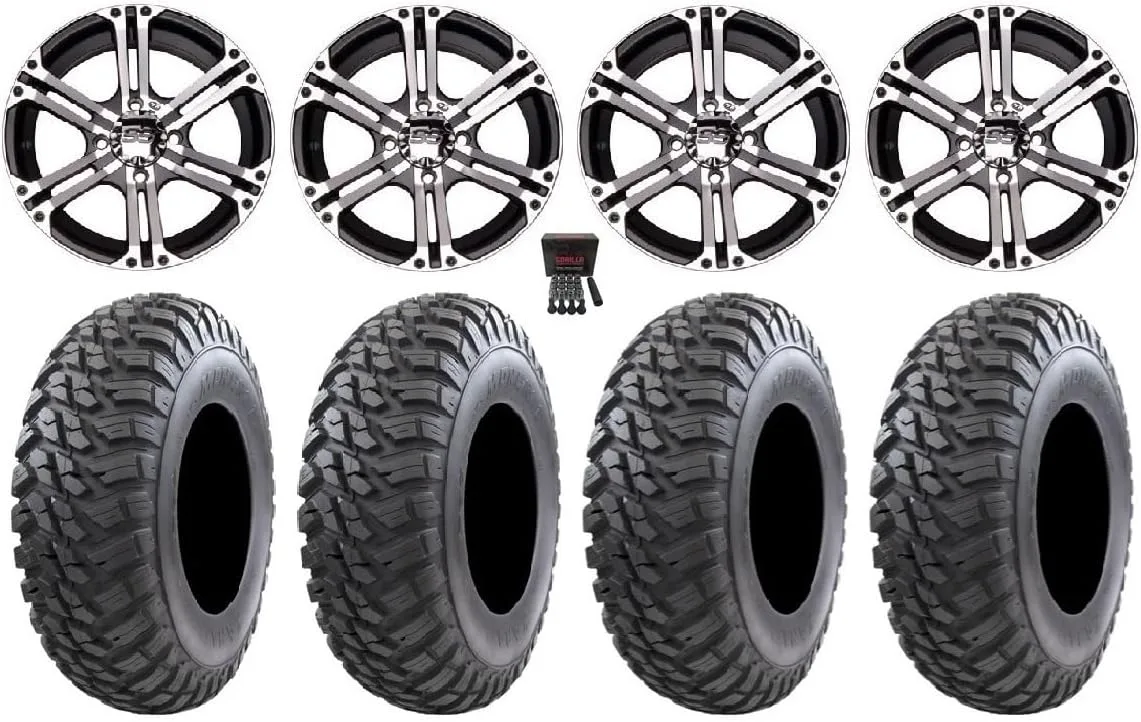 ITP SS212 14-Inch Wheels & GBC Kanati Mongrel Tire Bundle