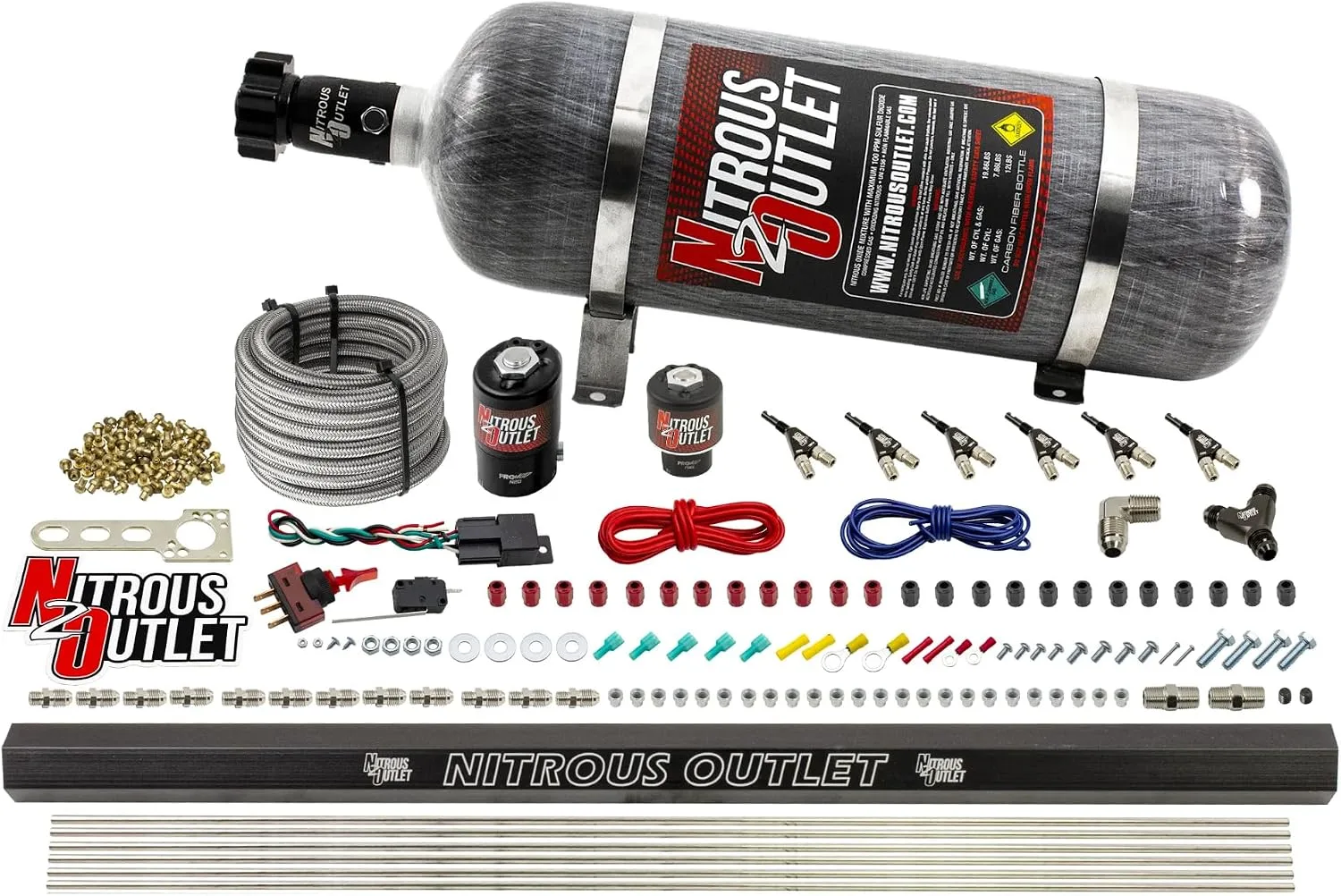 Nitrous Outlet 6-Cylinder E85 Direct-Port Wet Nitrous System 00-10398-E85-R-00 image 3