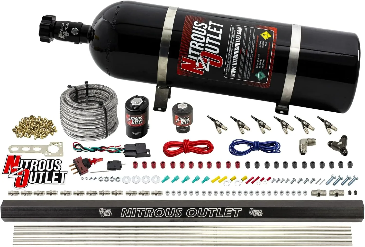 Nitrous Outlet 6-Cylinder E85 Direct-Port Wet Nitrous System 00-10398-E85-R-00 image 4