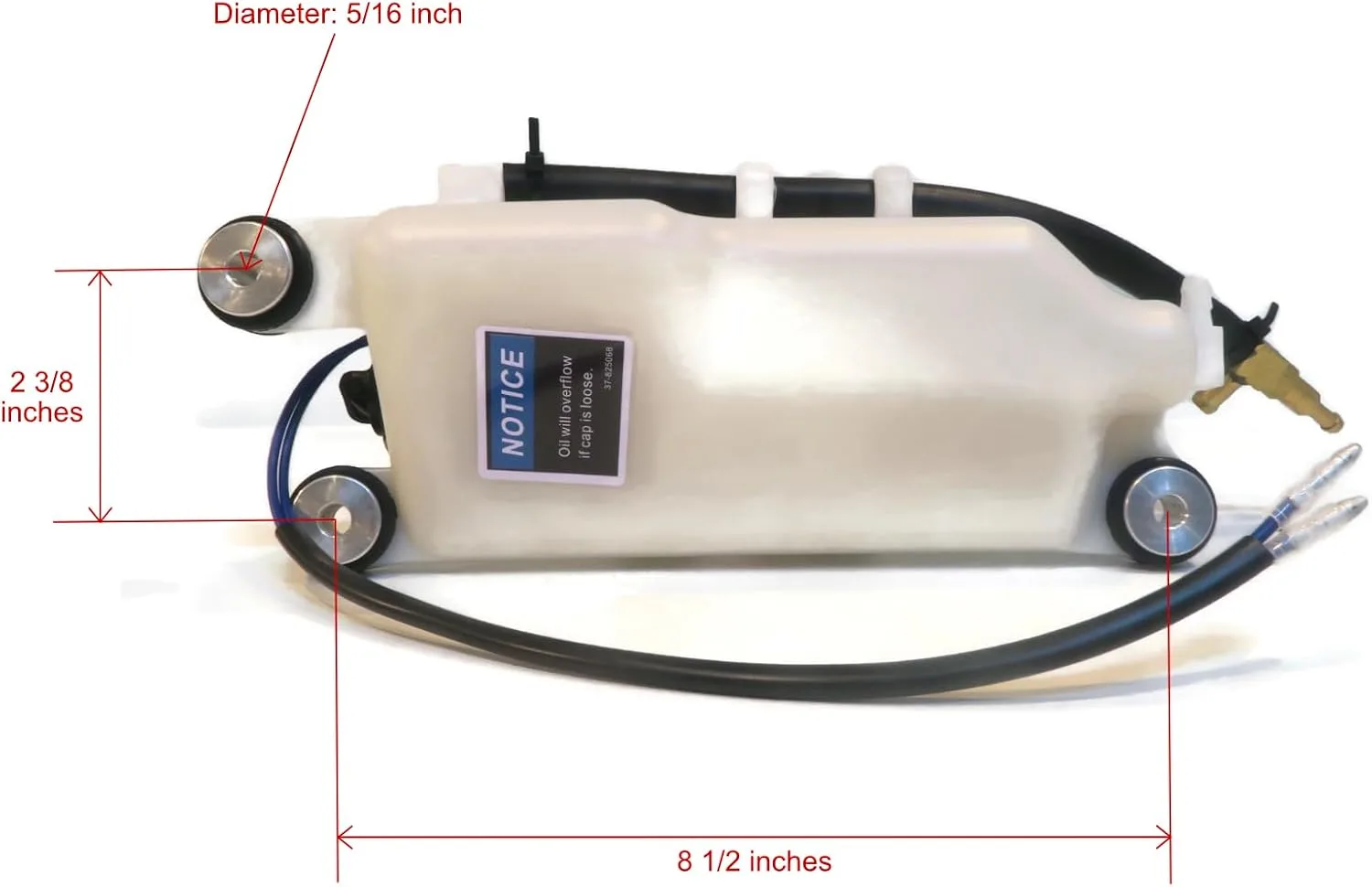 The ROP Shop Oil Reservoir Tank Assembly 101585_208 for Mercury Outboards image 2