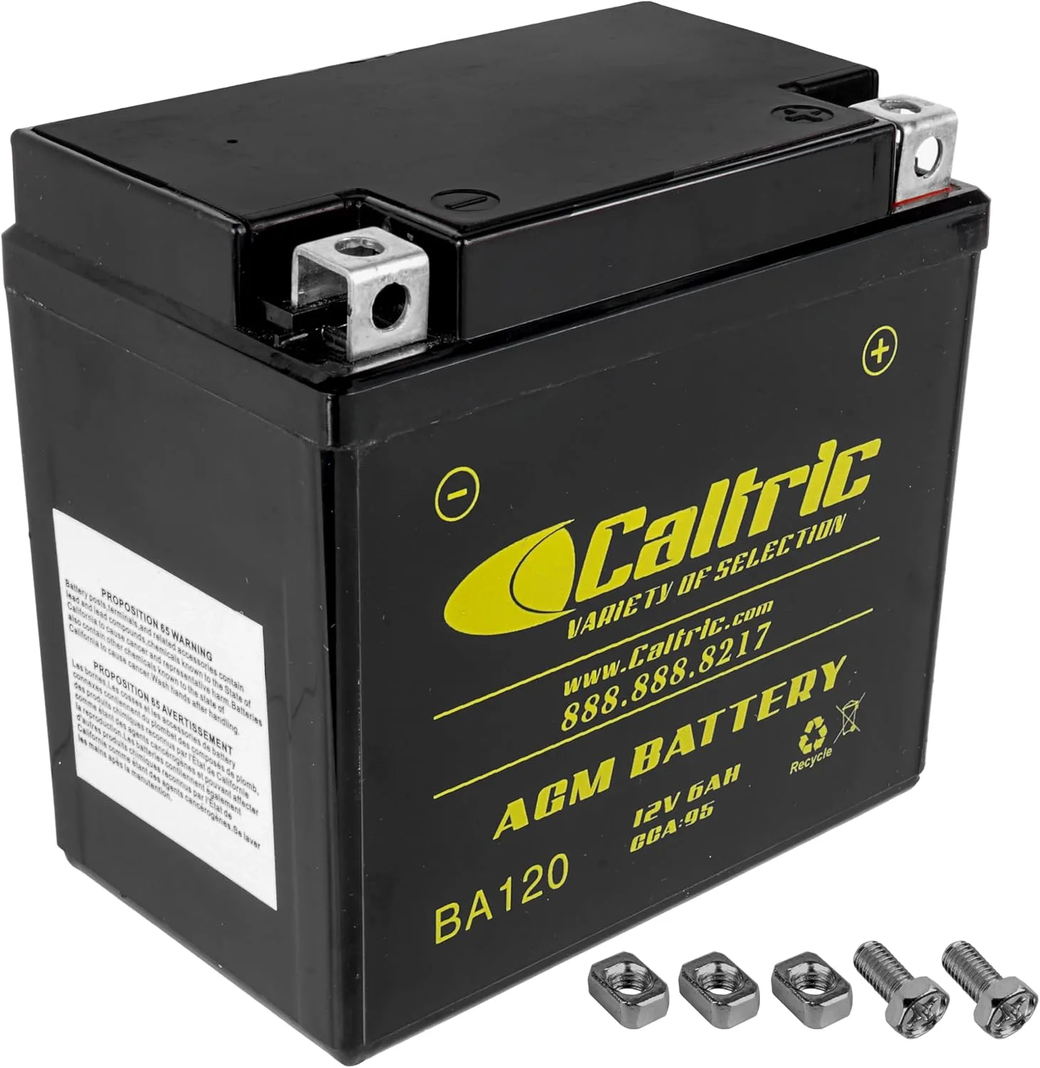 Caltric BA120/19 YTZ7S 12V AGM Motorcycle Battery