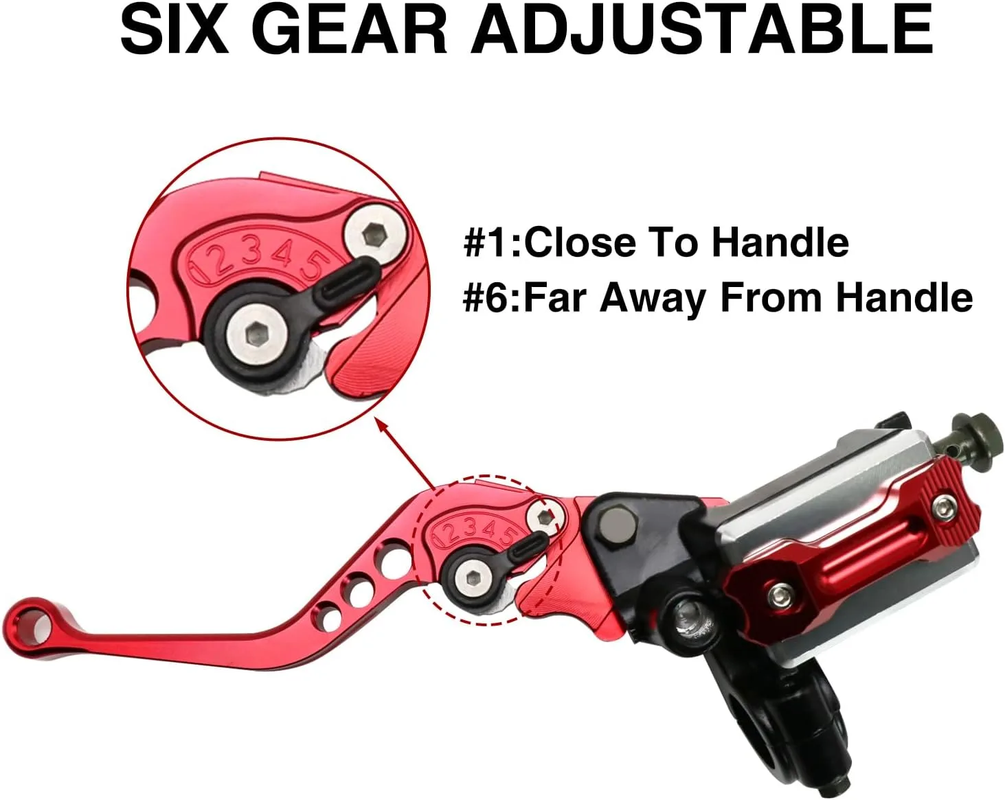 ZSDTRP 7/8 in Hydraulic Brake Clutch Master Cylinder Lever SCL-2013120466-000A02WB image 4