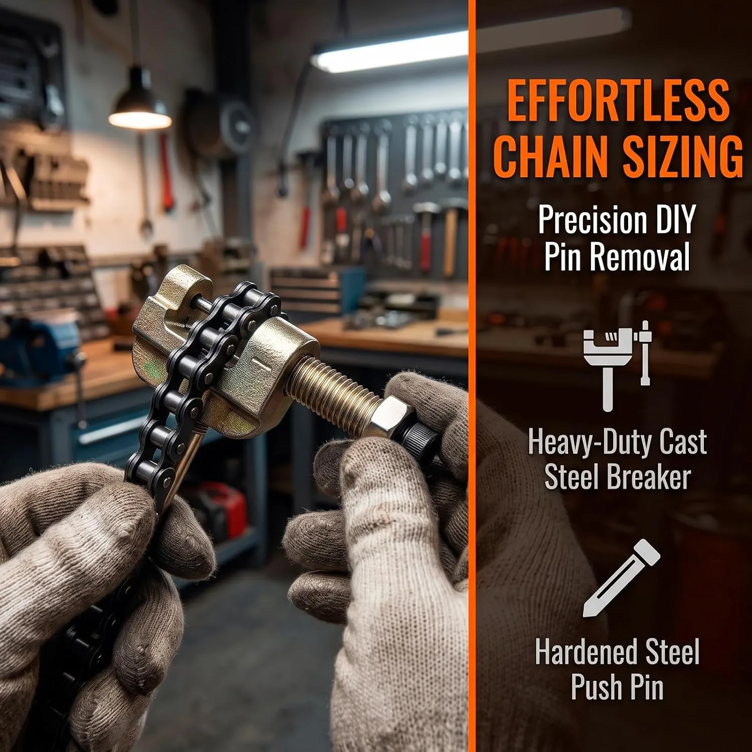 UPOW T8F-10 10-Foot Drive Chain Kit with Master Links image 4