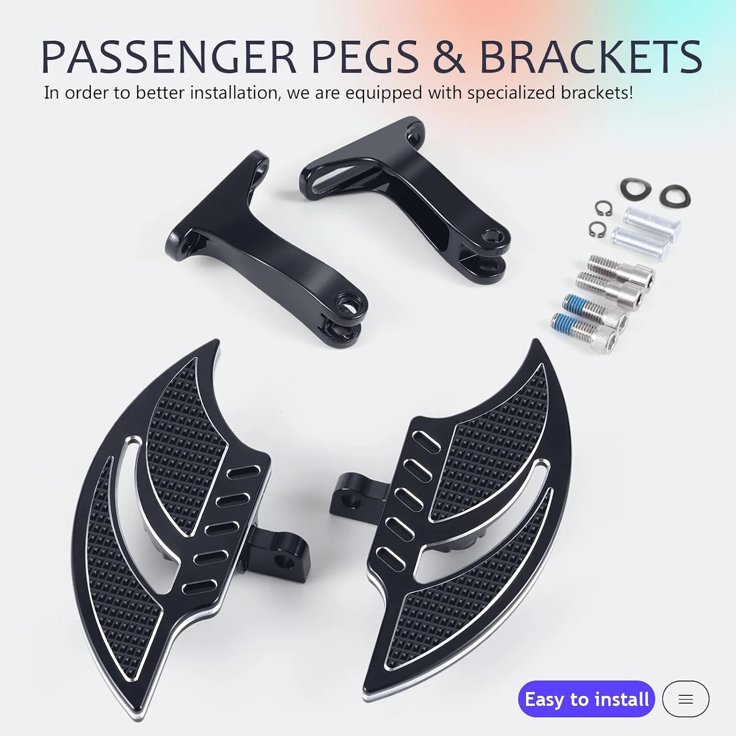 TOPRAMETAL Harley-Davidson Touring Passenger Floorboard Kit 1211-1692-1699-1881-1701 image 4