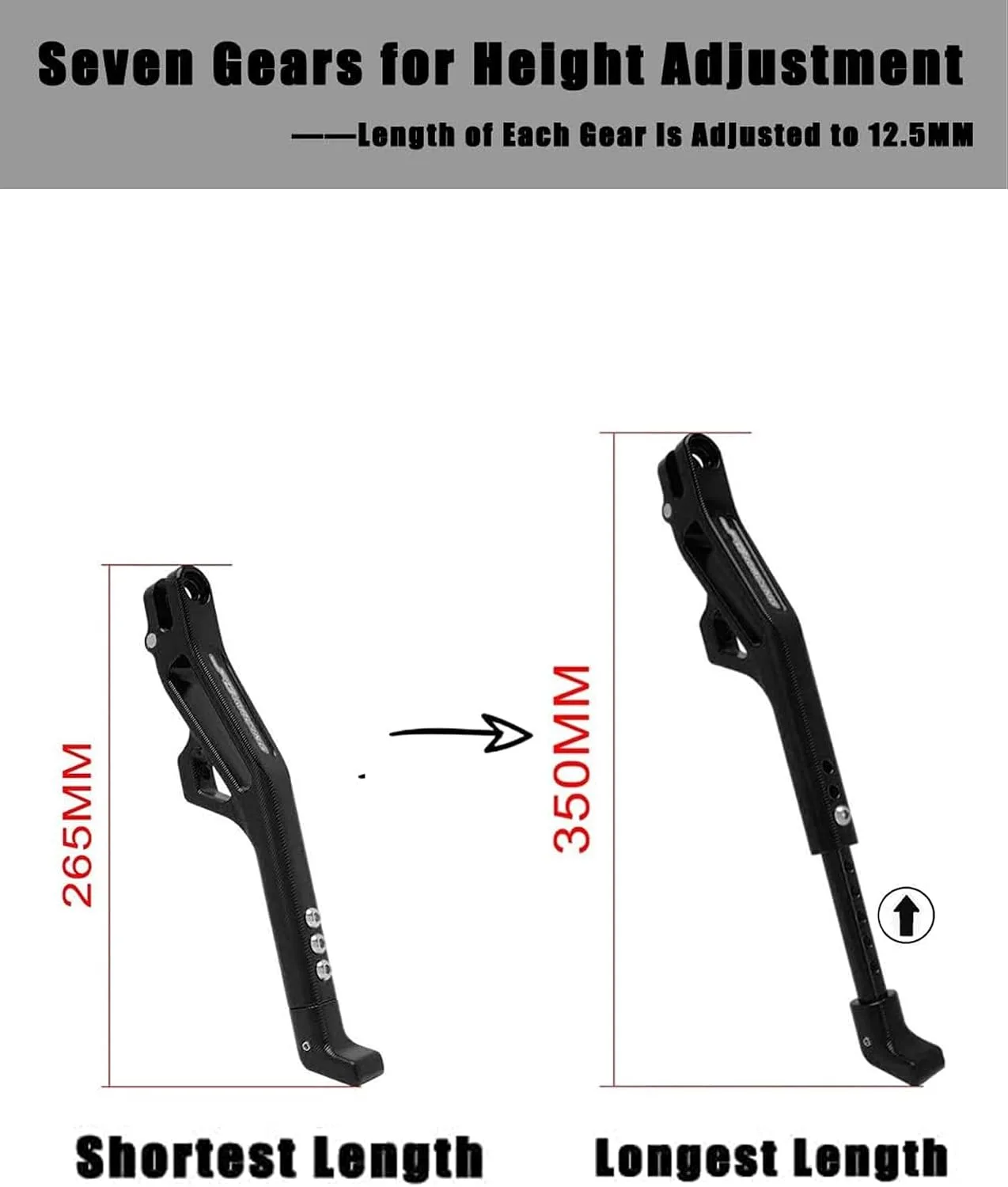 JFG RACING Adjustable Electric Dirt Bike Kickstand Y111220027 image 3