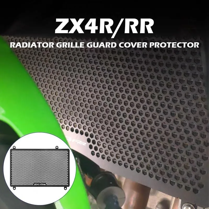 ONE.K.S Kawasaki ZX4R ZX4RR Aluminum Radiator Grille Guard ZX4R-001 image 2