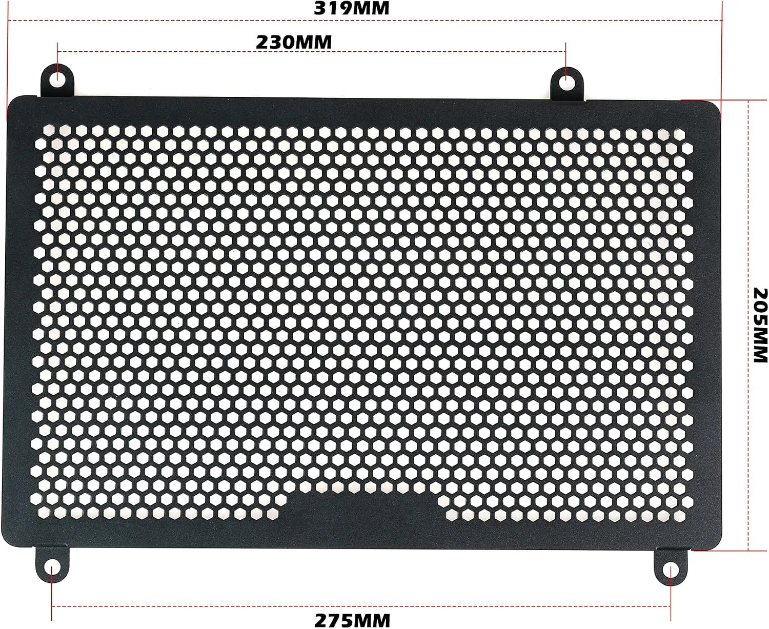 ONE.K.S Kawasaki ZX4R ZX4RR Aluminum Radiator Grille Guard ZX4R-001 image 4