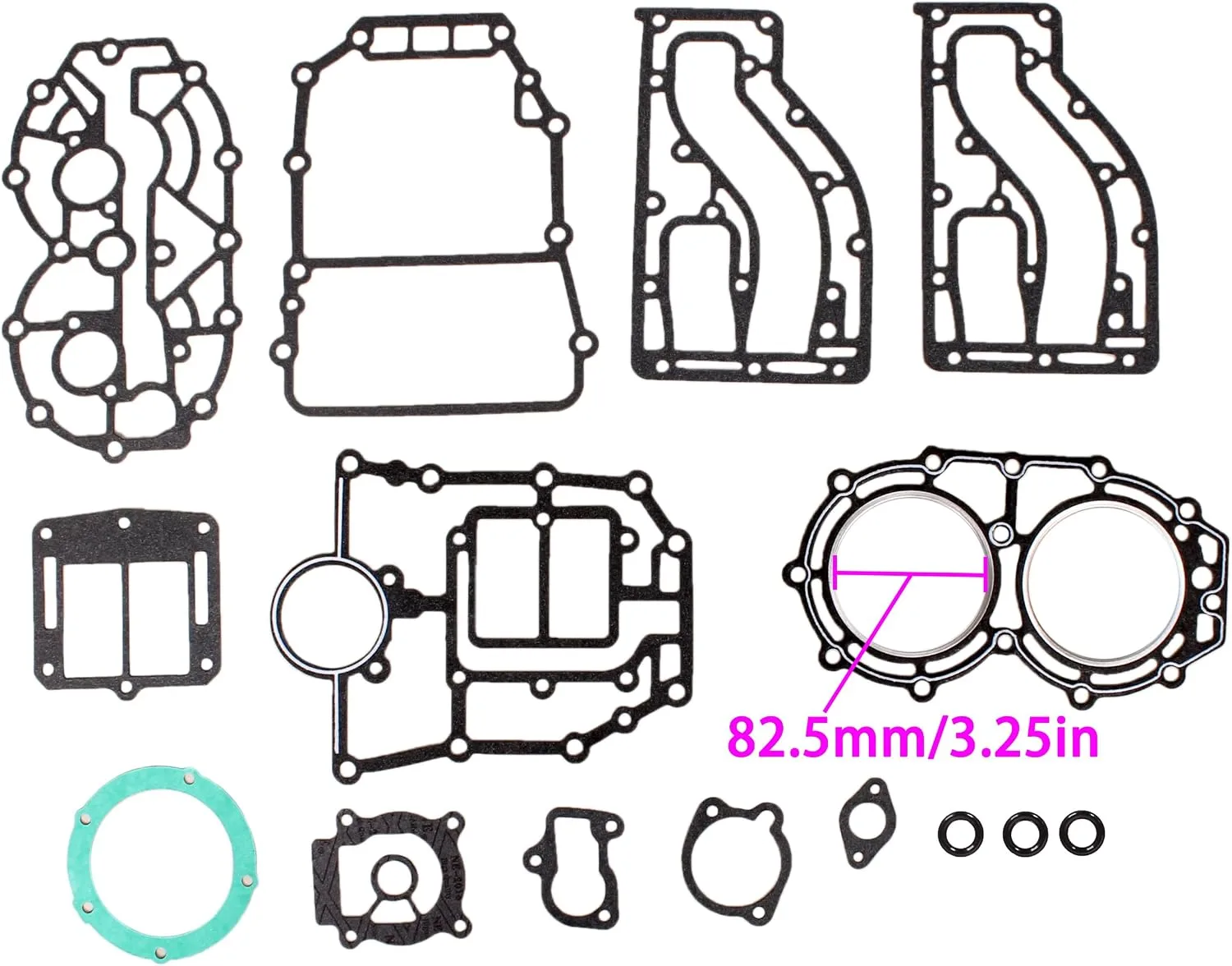 SouthMarine Suzuki Power Head Gasket Kit 11400-94850 / 11410-94826 image 3